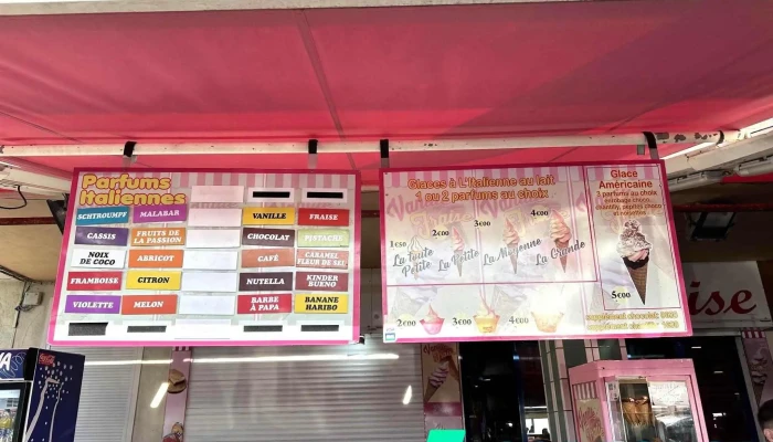 Vanille Fraise -  Menu - Berck